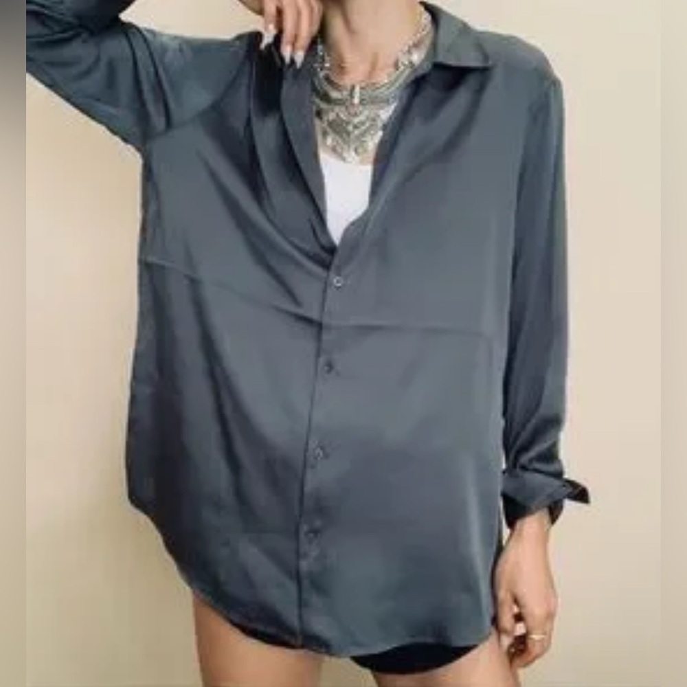 Maison d’Amelie Paris long sleeve button up blouse